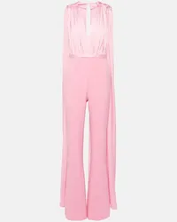 Safiyaa Jumpsuit Bianca con cut-out Oro