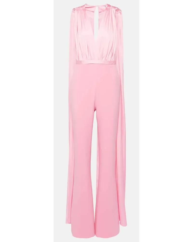 Safiyaa Jumpsuit Bianca con cut-out Oro