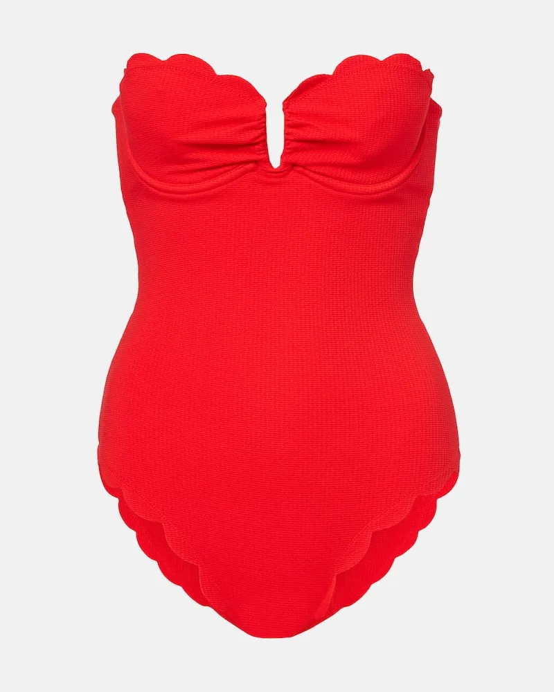 Marysia Costume da bagno Lisbon Maillot Rosso