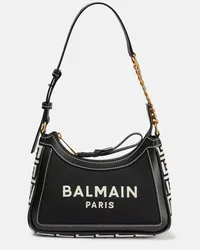 Balmain Borsa a spalla B-Army in canvas Nero