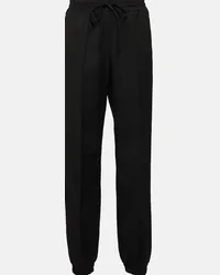 Jil Sander Pantaloni in gabardine di lana vergine Nero