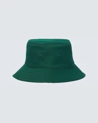 Burberry Cappello da pescatore reversibile in twill Burberry Check Verde