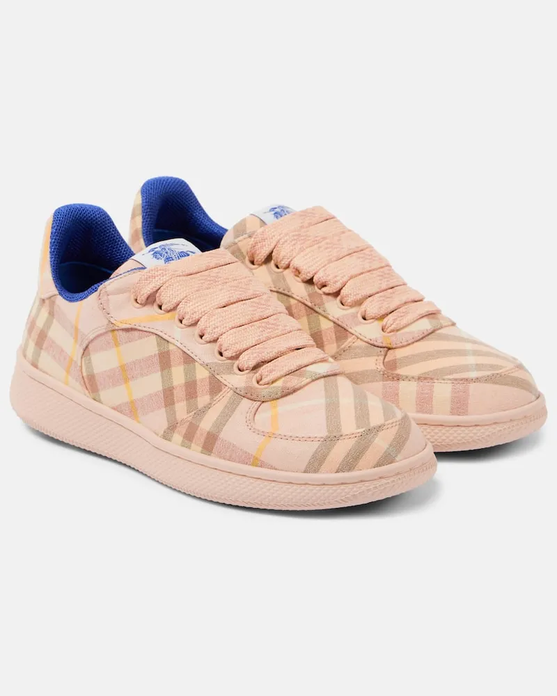 Burberry Sneakers Terrace EKD Burberry Check Marrone