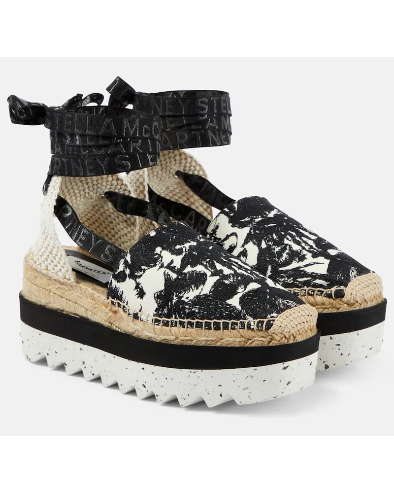 Stella McCartney Sandali espadrillas Gaia in similpelle Multicolore
