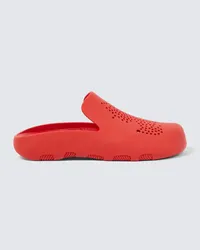 Burberry Slippers EKD in gomma Rosso