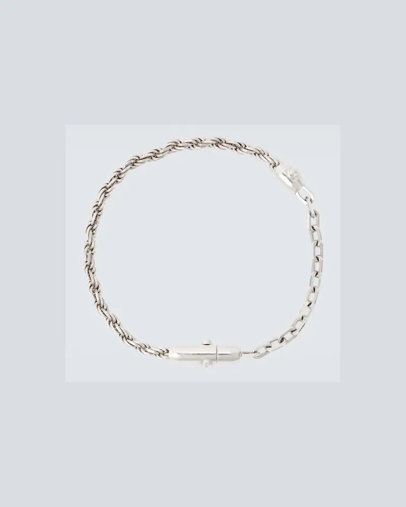Bottega Veneta Bracciale a catena in argento sterling Argento