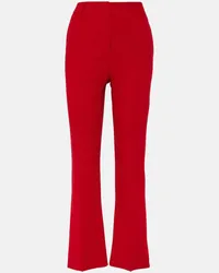 Valentino Garavani Pantaloni regular in Cady Couture Rosso