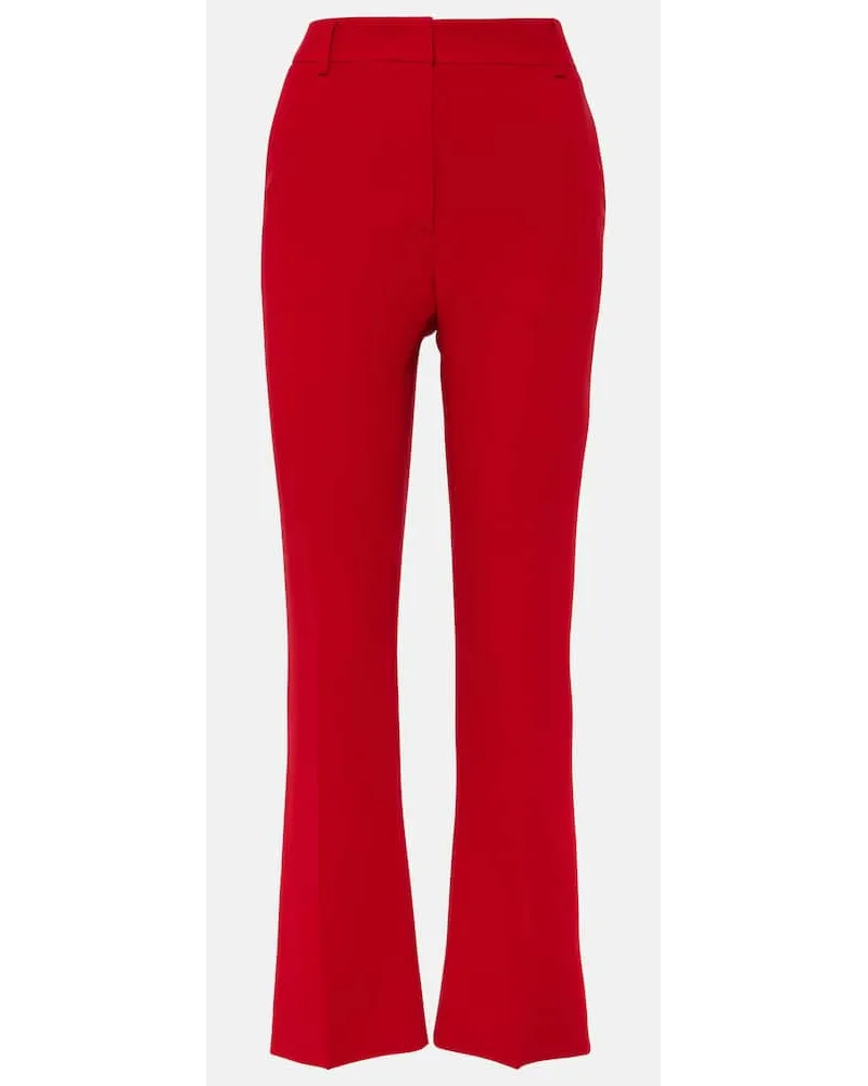 Valentino Garavani Pantaloni regular in Cady Couture Rosso