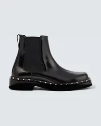 Valentino Garavani Stivaletti Rockstud in pelle Nero