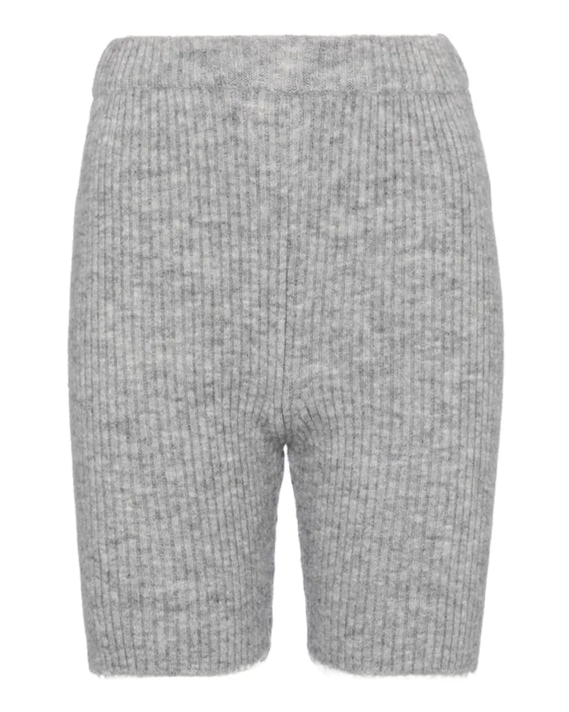 Nanushka Shorts Siu in misto lana e alpaca Grigio