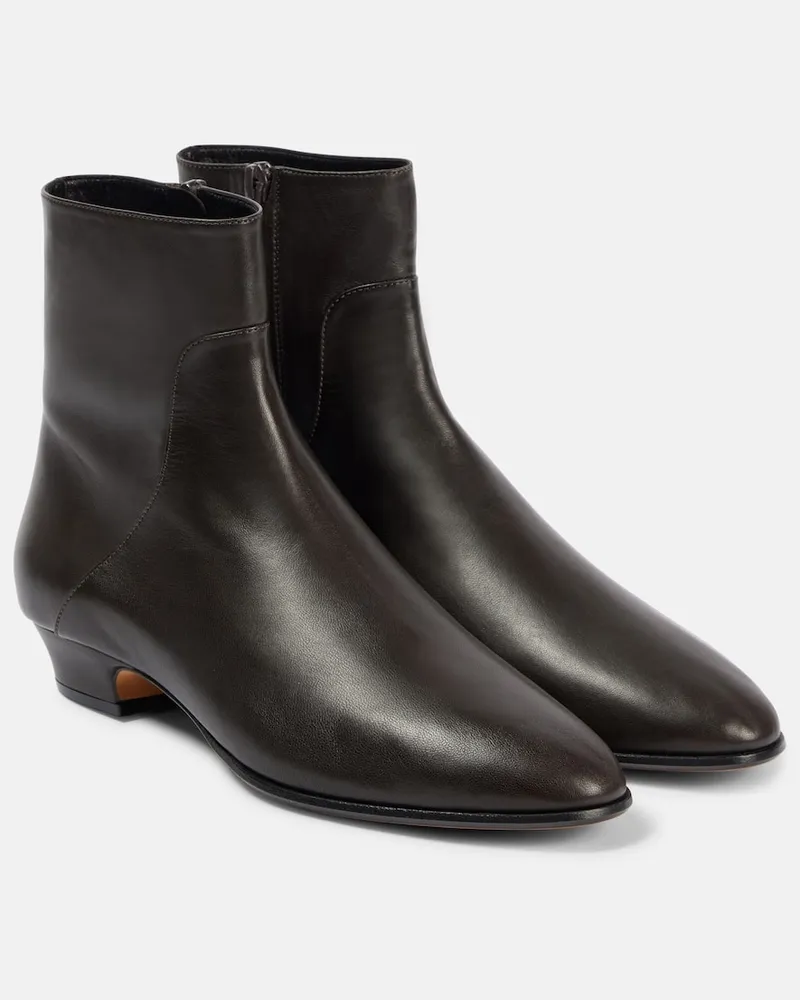 The Row Stivaletti Awar 25 in pelle Nero