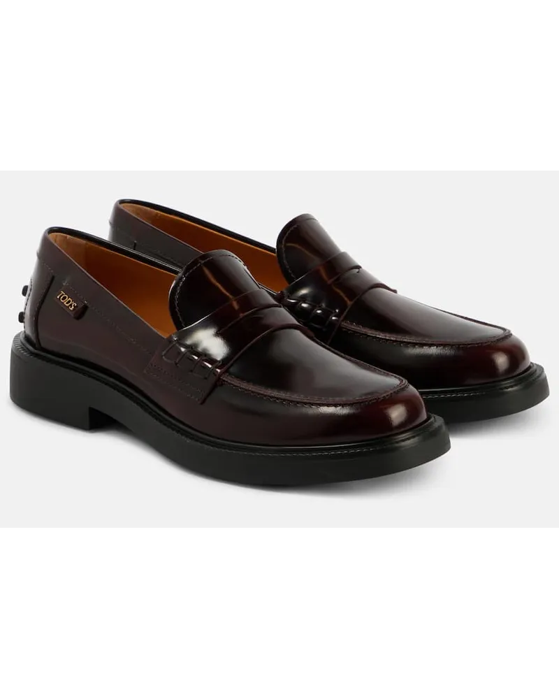TOD'S Mocassini in pelle Marrone