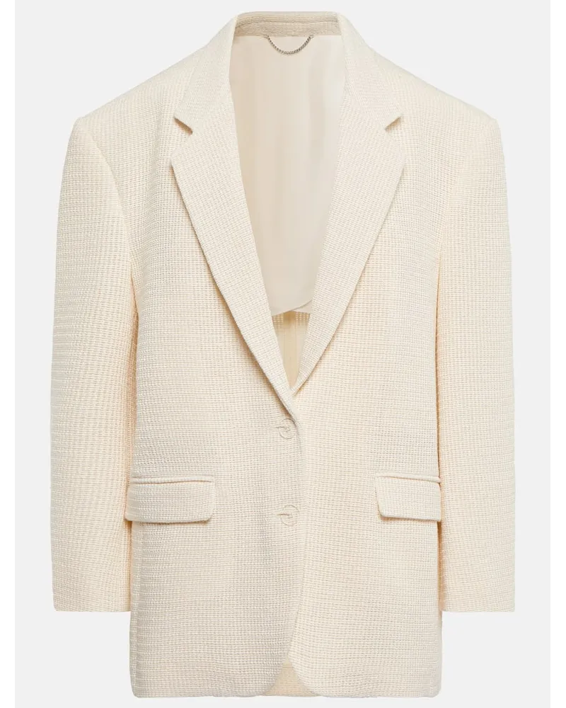 Magda Butrym Blazer in misto cotone Bianco