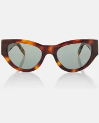 Saint Laurent Occhiali da sole cat-eye SL M94 Marrone