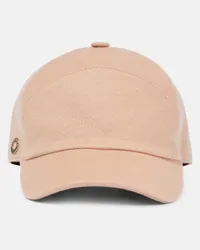 Loro Piana Cappello da baseball in cashmere Rosa