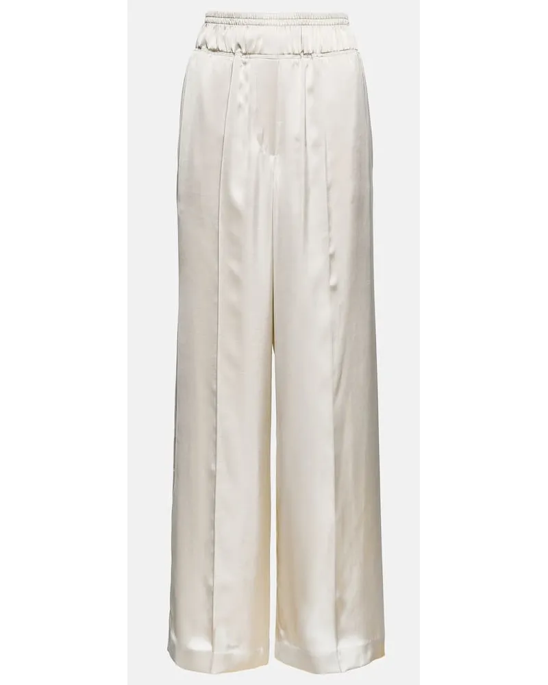 Brunello Cucinelli Pantaloni a gamba larga Beige