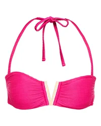 Heidi Klein Top bikini a fascia Lake Como Rosa