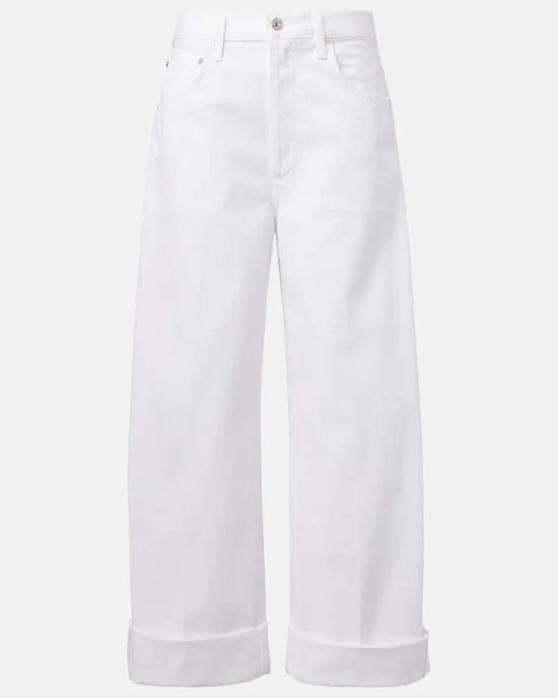 Citizens of humanity Jeans Ayla a vita alta e gamba larga Bianco