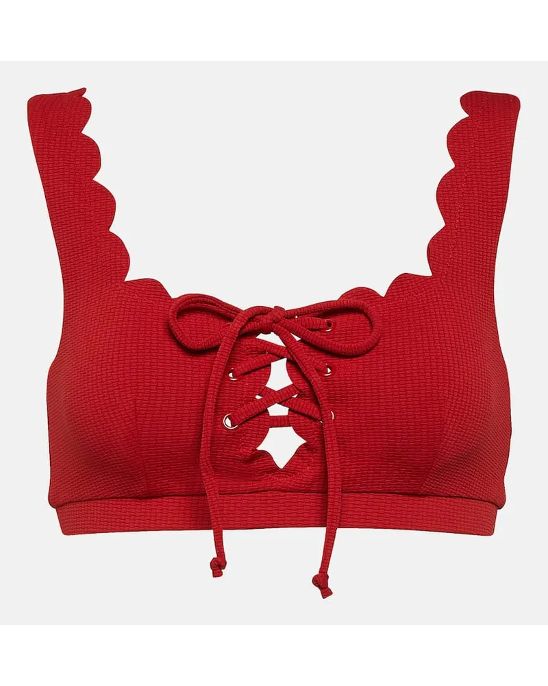 Marysia Top bikini Palm Springs Tie Nero