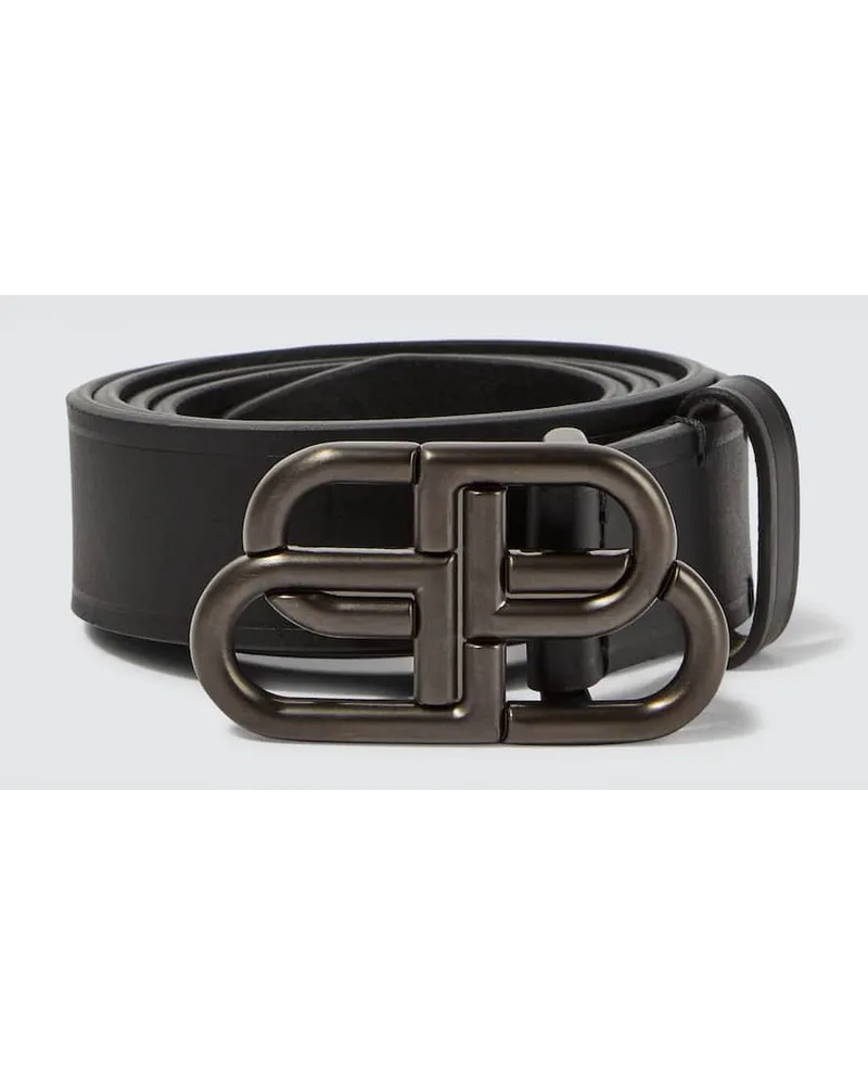 Balenciaga Cintura in pelle BB Nero