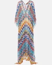 Missoni Abito lungo a zig-zag Multicolore