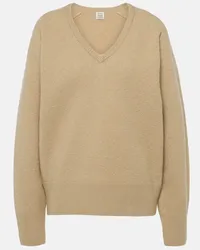 Totême Pullover in misto lana Beige