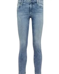 Adriano Goldschmied Jeans skinny Prima Crop a vita media Blu