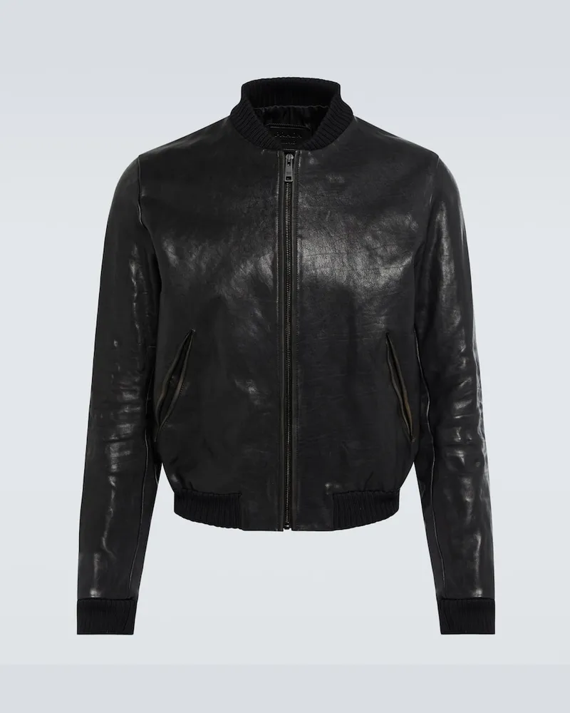 Prada Bomber in pelle Nero