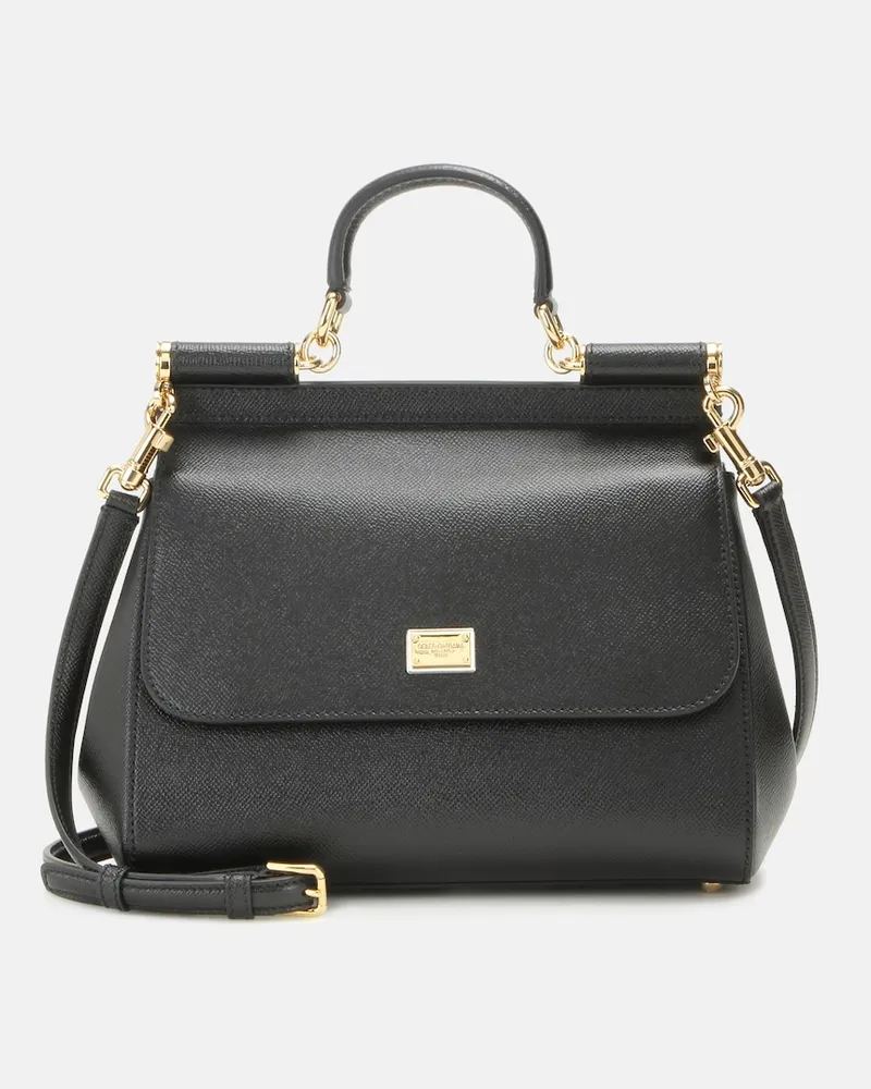 Dolce & Gabbana Borsa Sicily Medium in pelle Nero