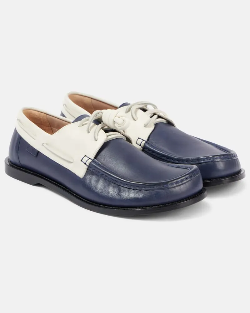 Loewe Mocassini Campo in pelle Blu