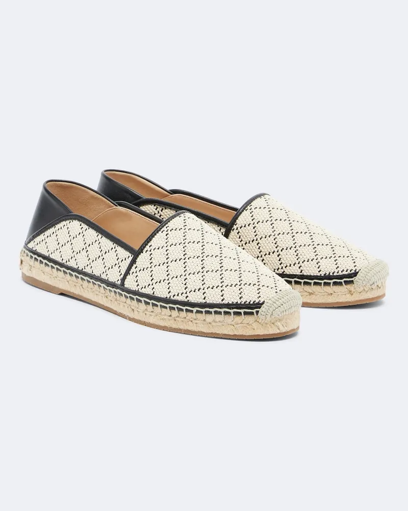 Manolo Blahnik Espadrillas Espadra effetto rafia Beige