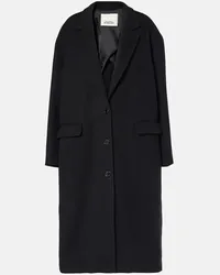 Isabel Marant Cappotto Efezia in lana e cashmere Nero