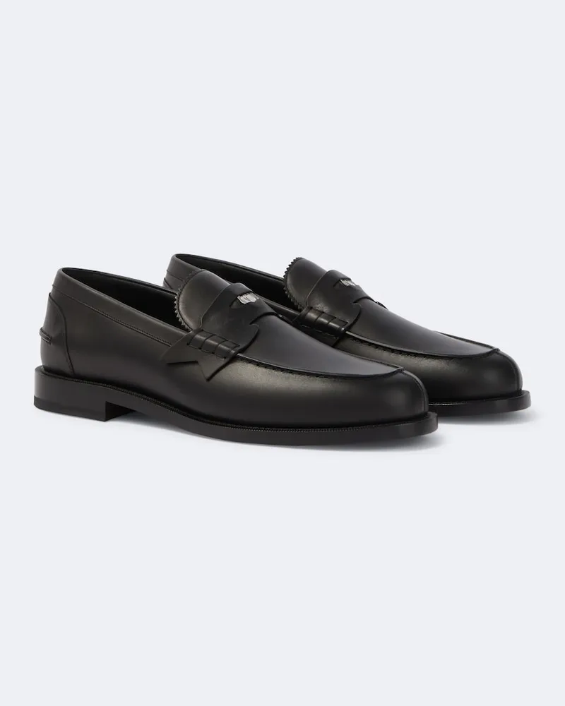Christian Louboutin Mocassini Plato in pelle Nero