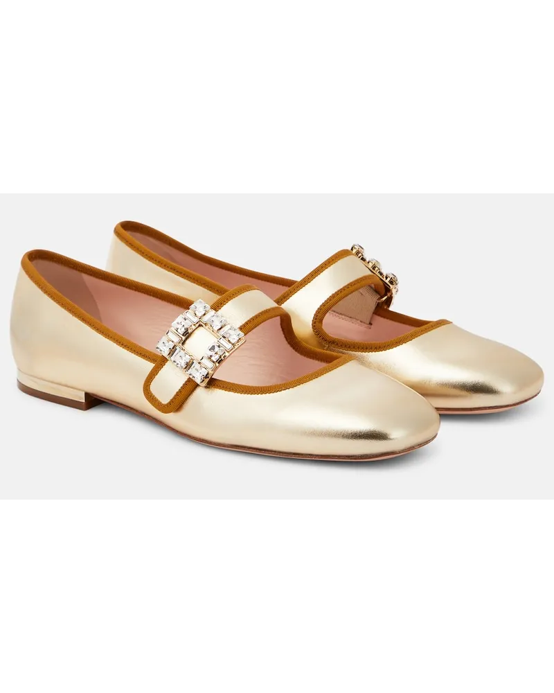 Roger Vivier Ballerine TrÃ¨s Vivier in pelle Oro