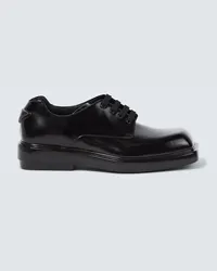 Prada Stringate in pelle Nero