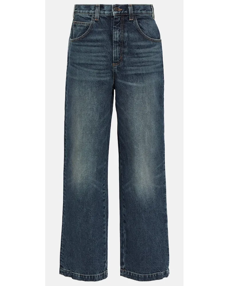 Nili Lotan Jeans Aiden a gamba larga Blu