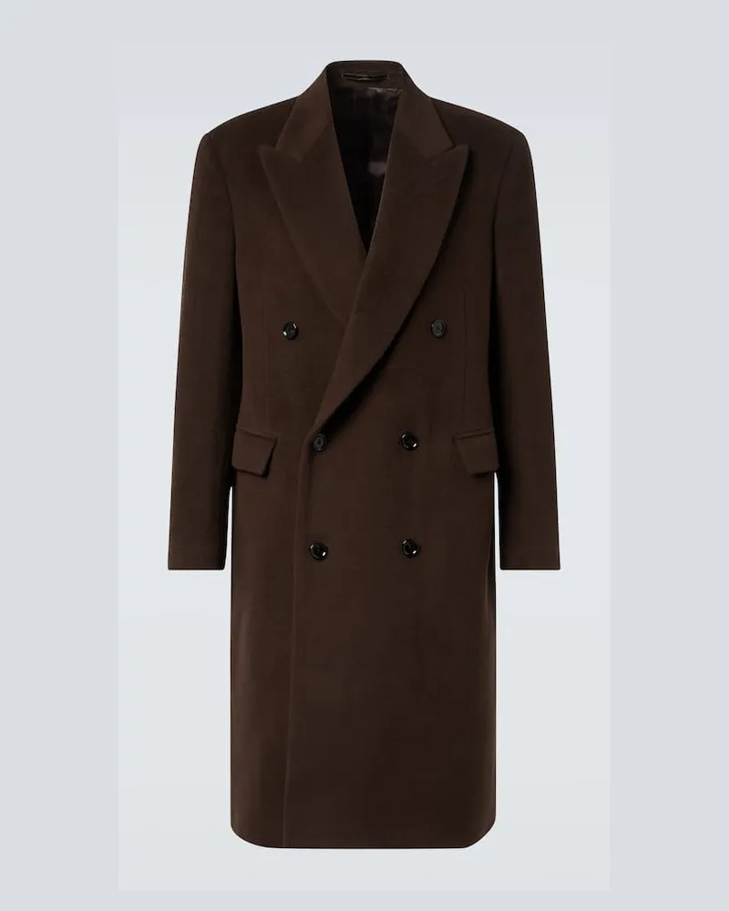 LARDINI Soprabito in lana vergine Marrone