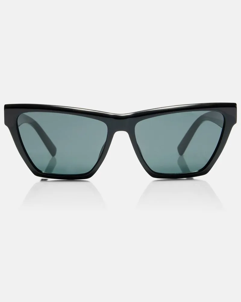 Saint Laurent Occhiali da sole cat-eye SL M103 con monogramma Nero