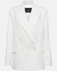 Joseph Blazer Jaden in  misto lino e cotone Bianco