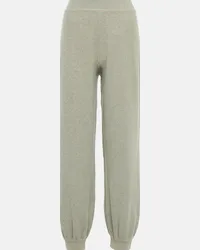 Loro Piana Pantaloni sportivi in cashmere Beige