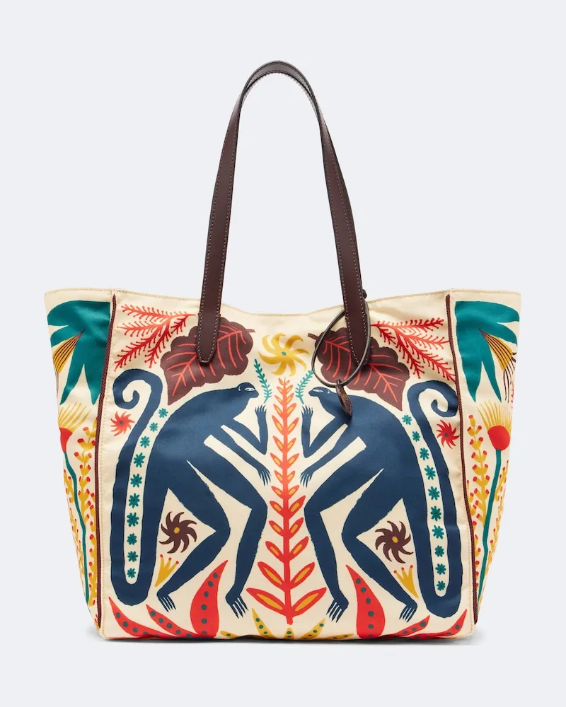 Etro Shopper Tabby Large con stampa Multicolore