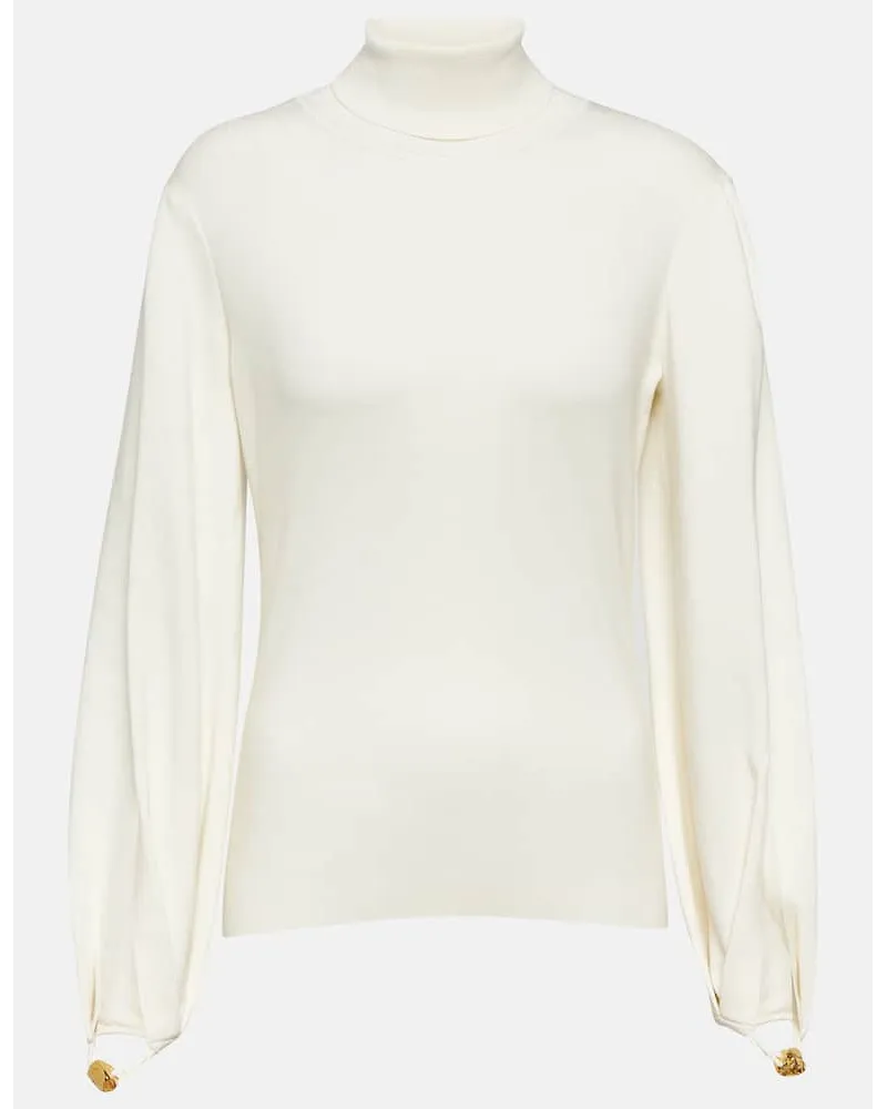 Chloé ChloÃ© Pullover in misto lana Bianco