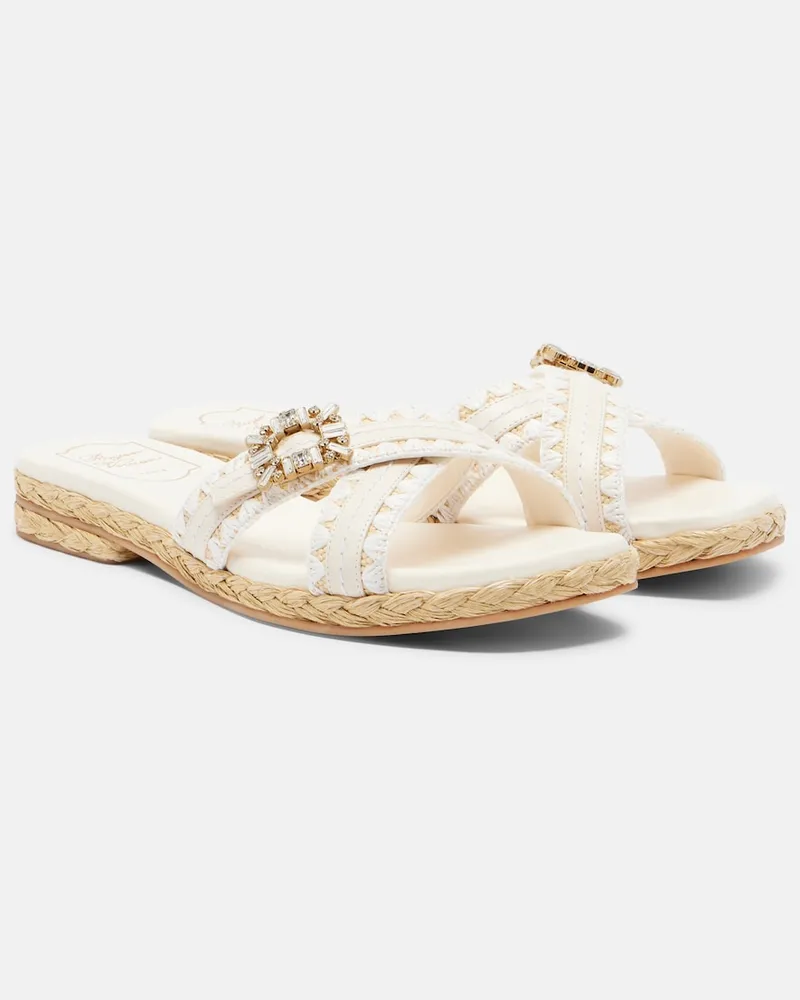 Roger Vivier Mules Espa in pelle Bianco
