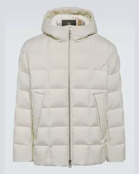 Loro Piana Piumino Nuur con shearling Neutro