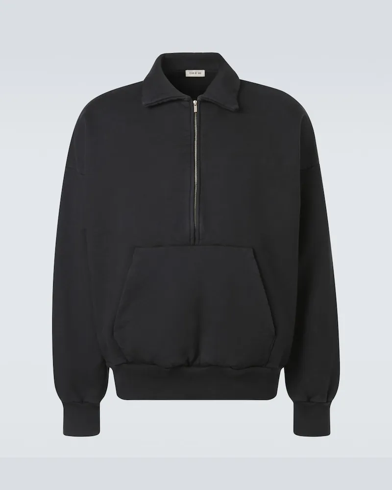 Fear of God Felpa in jersey di cotone Nero