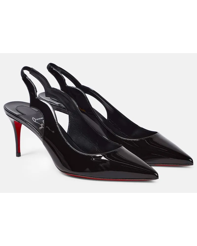 Christian Louboutin Pumps slingback Hot Chick Sling in vernice Nero