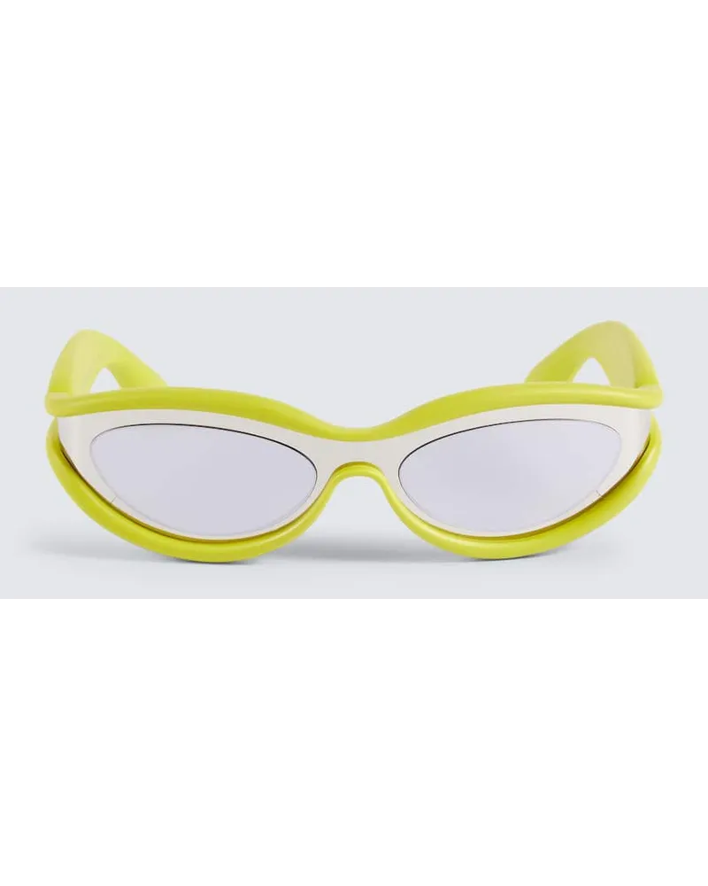 Bottega Veneta Occhiali da sole Hem cat-eye Giallo