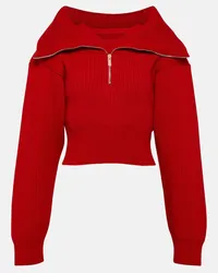 Jacquemus Pullover cropped Risoul Rosso