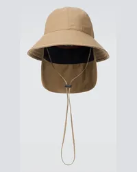 Loro Piana Cappello da pescatore in misto lana Beige