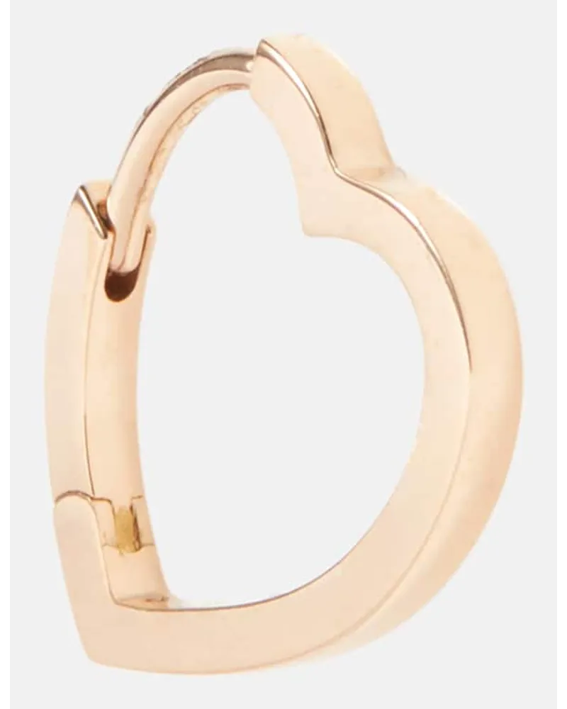 Repossi Orecchino singolo Antifer Heart Small in oro rosa 18kt Rosa